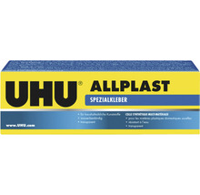 UHU Allplast Spezialkleber für haushaltsübliche Kunststoffe, wasserbeständig und transparent