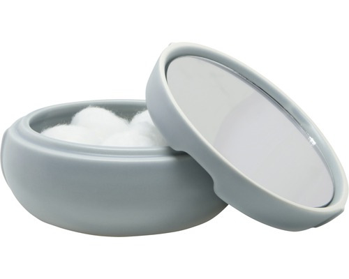 Wattestäbchen-Aufbewahrungsbox mit Spiegel