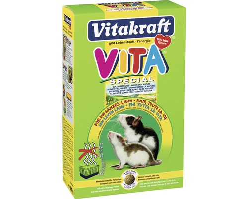 Nagerfutter, Vitakraft Vita Special für Ratten 600 g Vitakraft Vita Special Rattenfutter Verpackung