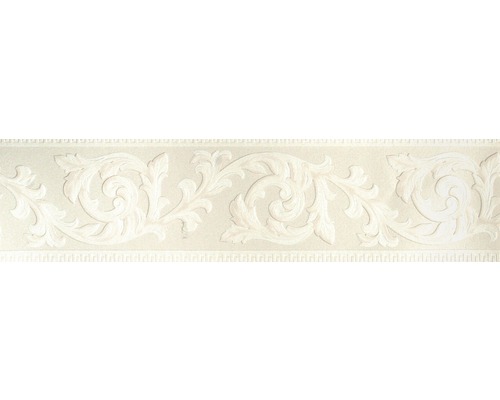 Vlies-Bordüre A.S. Creation Blattranke beige 5 m x 13 cm Tapetenbordüre mit floralem Muster