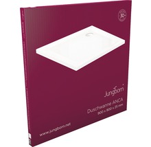 Extraflache Duschwanne Jungborn Anca 90x90x2,5 cm weiß-thumb-4 Extraflache Duschwanne Jungborn Anca 90x90x2,5 cm weiß-thumb-4
