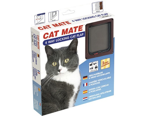 CAT MATE KATZENTÜR 4,-FACHVER.BRAU CAT MATE KATZENTÜR 4,-FACHVER.BRAU