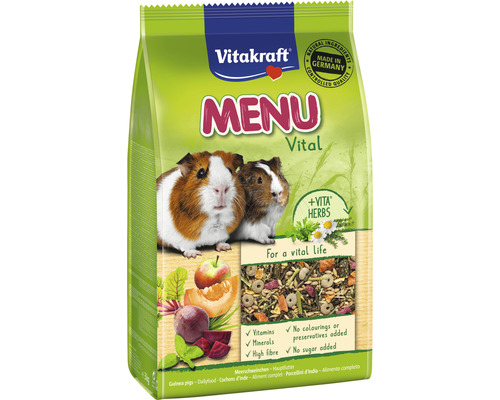 Nagerfutter, Vitakraft Menü Vital Meerschweinchen 3 kg Vitakraft Menu Vital Alleinfutter für Meerschweinchen