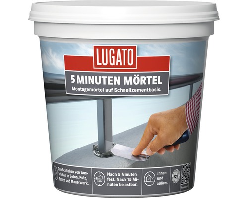 Lugato Reparaturmörtel 5 Minuten Mörtel 1 kg