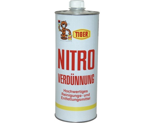 Tiger Nitroverdünnung 1 L Nitro Verdünnung in einer Dose
