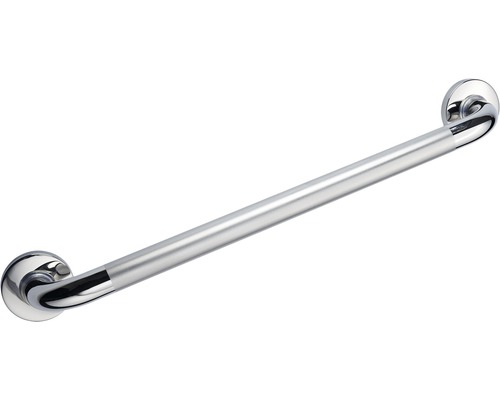 Haltegriff Ridder Sam 60 cm edelstahl poliert mit rutschhemmender Grifffläche Haltegriff aus Metall zur Unterstützung im Badezimmer