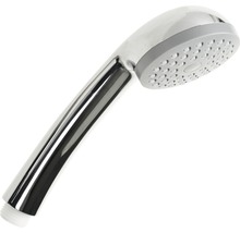 Handbrause aus Chrom mit grauer Brausefläche