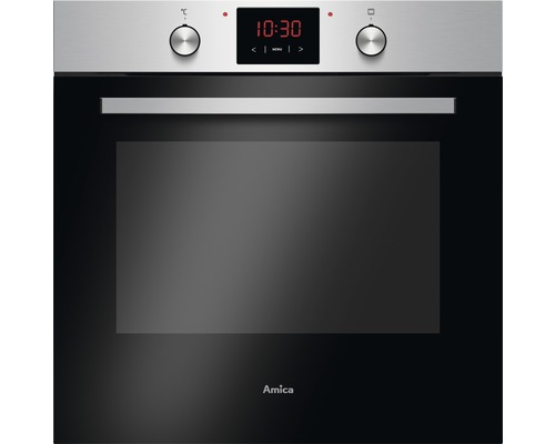 Einbaubackofen Amica EBX 943 630 E 59,5x59,5x57,5 cm schwarz/edelstahl