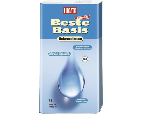 Lugato Beste Basis Tiefgrundierung im 5 Liter Kanister