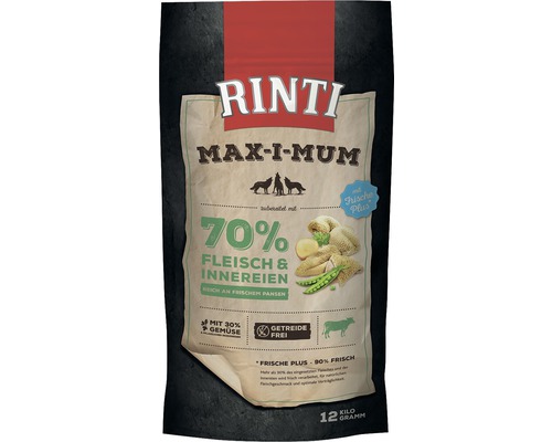 Hundefutter trocken RINTI Max-i-mum Pansen 12 kg