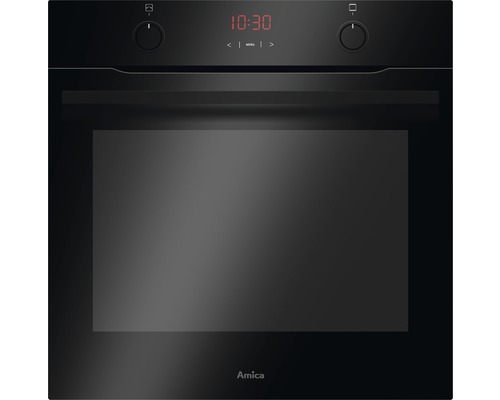 Einbaubackofen Amica EBX 943 630 E 59,5x59,5x57,5 cm schwarz/edelstahl