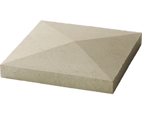 Quadratische Pfeilerabdeckung aus Beton