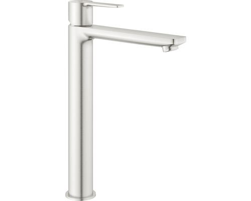 Waschtischarmatur Grohe Lineare New mit hohem Auslauf 23405DC1 edelstahl matt