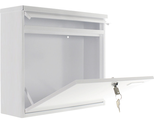 Geöffneter, abschließbarer Briefkasten