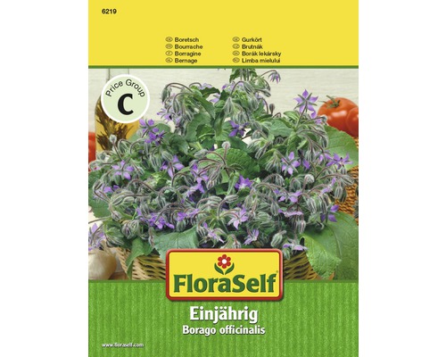 FloraSelf Einjährig Borago officinalis Samenpackung