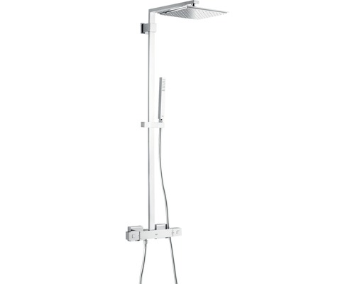 Duschsystem Grohe Euphoria Cube XXL System 230 26087000 mit Thermostat chrom Duschsystem mit Kopfbrause, Handbrause und Thermostat