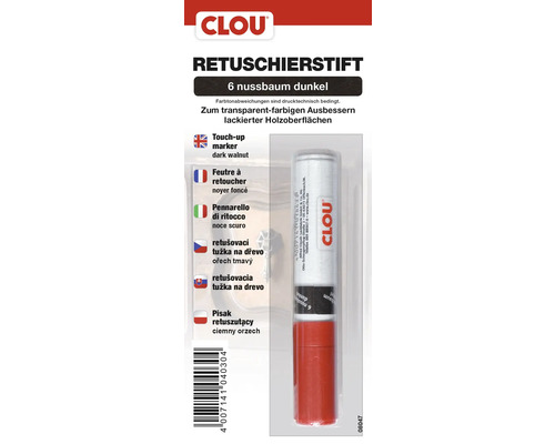 Clou Retuschierstift nussbaum dunkel Clou Retuschierstift nussbaum dunkel