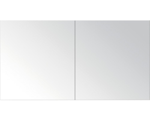 Spiegelschrank Sanox Porto 2-türig 120x13x65 cm weiß hochglanz