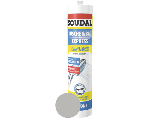 Soudal Dusche & Bad Express Silikon manhattan 300 ml