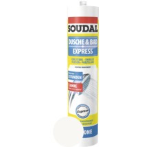 Soudal Dusche & Bad Express Silikon weiss 300 ml-thumb-0