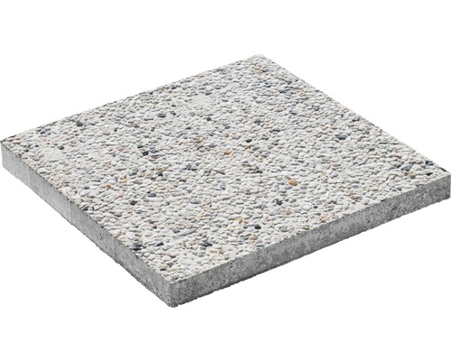 Betonplatte mit Kiesbeschichtung