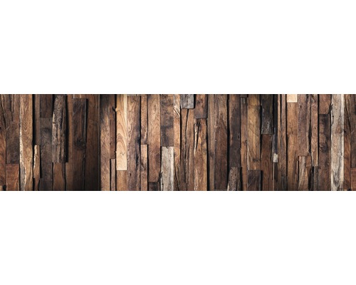 Küchenrückwand mySpotti splash Rustical Wood 2200x600x0,2 mm