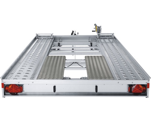 Motorradanhänger mit Auffahrrampen