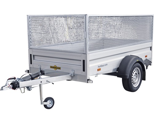 Humbaur Stahlgitteraufsatz für Alumaster Anhänger 2510 mm x 1310 mm x 620 mm Humbaur Anhänger mit Gitteraufsatz