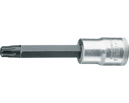 Steckschlüssel Innen-Torx-Nuss lang Gedore ITX 19LT55-100 CV-Stahl (6159940) Steckschlüsseleinsatz mit Innenvielzahn