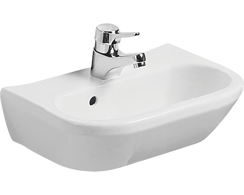 Handwaschbecken Laufen Objekt oval 45x31 cm weiß