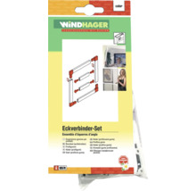 Windhager Eckverbinder Set für Insektenschutzgitter