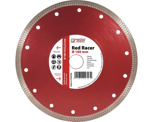 Diamanttrennscheibe Profi-Tech Red Racer Ø 180x22,23 mm