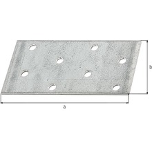 Metallverbinder Platte mit acht Löchern