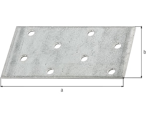 Metallverbinder Platte mit acht Löchern