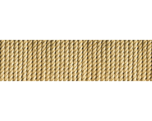 Küchenrückwand mySpotti splash Ropes 2200x600x0,2 mm Nahaufnahme von gedrehtem Seil