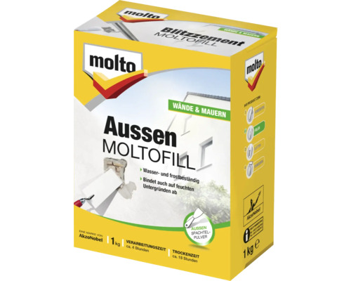 Moltofill außen Spachtelpulver 1 kg Moltofill außen Spachtelpulver 1 kg