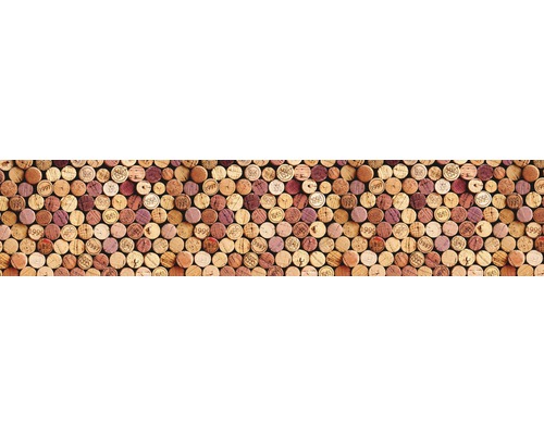 Küchenrückwand mySpotti splash Cork Wall 2800x600x0,2 mm