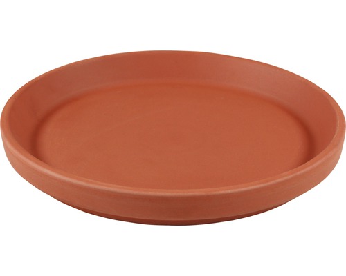 Blumentopf Untersetzer XLU Ton Ø 23,5 H 3,3 cm terracotta