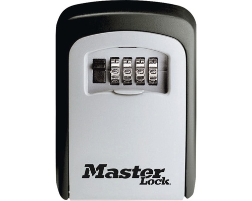 Schlüsseltresor MasterLock 83 x 118 x 43 mm aus Aluminium, schwarz/silber