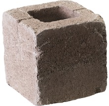Einzelner Beton-Pflanzring mit quadratischer Form
