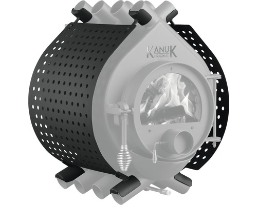 Seitenverkleidung Kanuk Spot gelocht für Kanuk® Original 10 kW & 13 kW schwarz