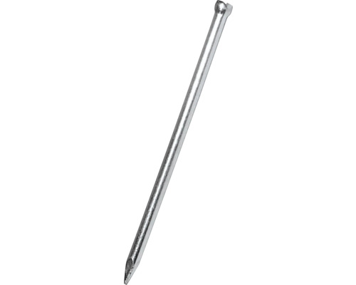 Sockelleistenstifte Stauchkopf 1,4 x 25 mm galv.verzinkt, 90 Stück Ein einzelner blanker Stahlnagel.