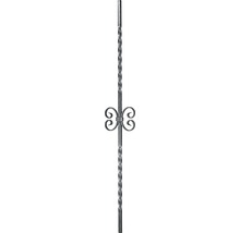 Metall Geländerstab mit dekorativem Element
