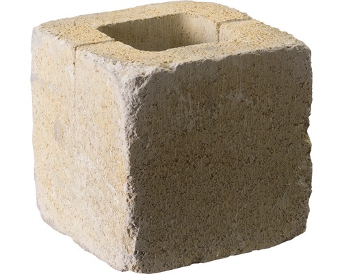 Mauerstein Antik Fuoco Halbstein 20x20 cm