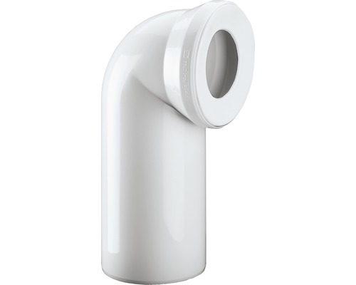 WC-Anschlußbogen Viega 90° weiß für Uni Klosett