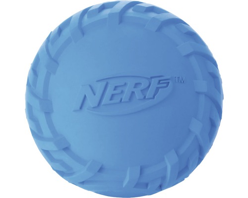 Hundespielzeug Nerf Ball mit Quietsche S grün-blau