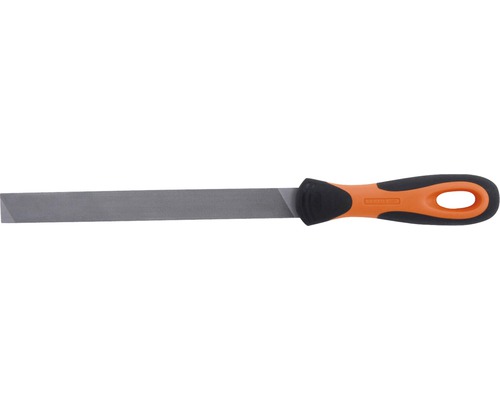 Feile mit orangefarbenem und schwarzem Griff
