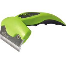 Tierhaarbürste mit Edelstahlklinge und ergonomischem Griff