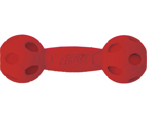 Roter Nerf-Spielzeugknochen für Hunde