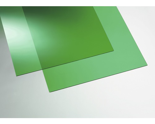 Acrylcolorplatte 3x500x1250 mm glatt grün